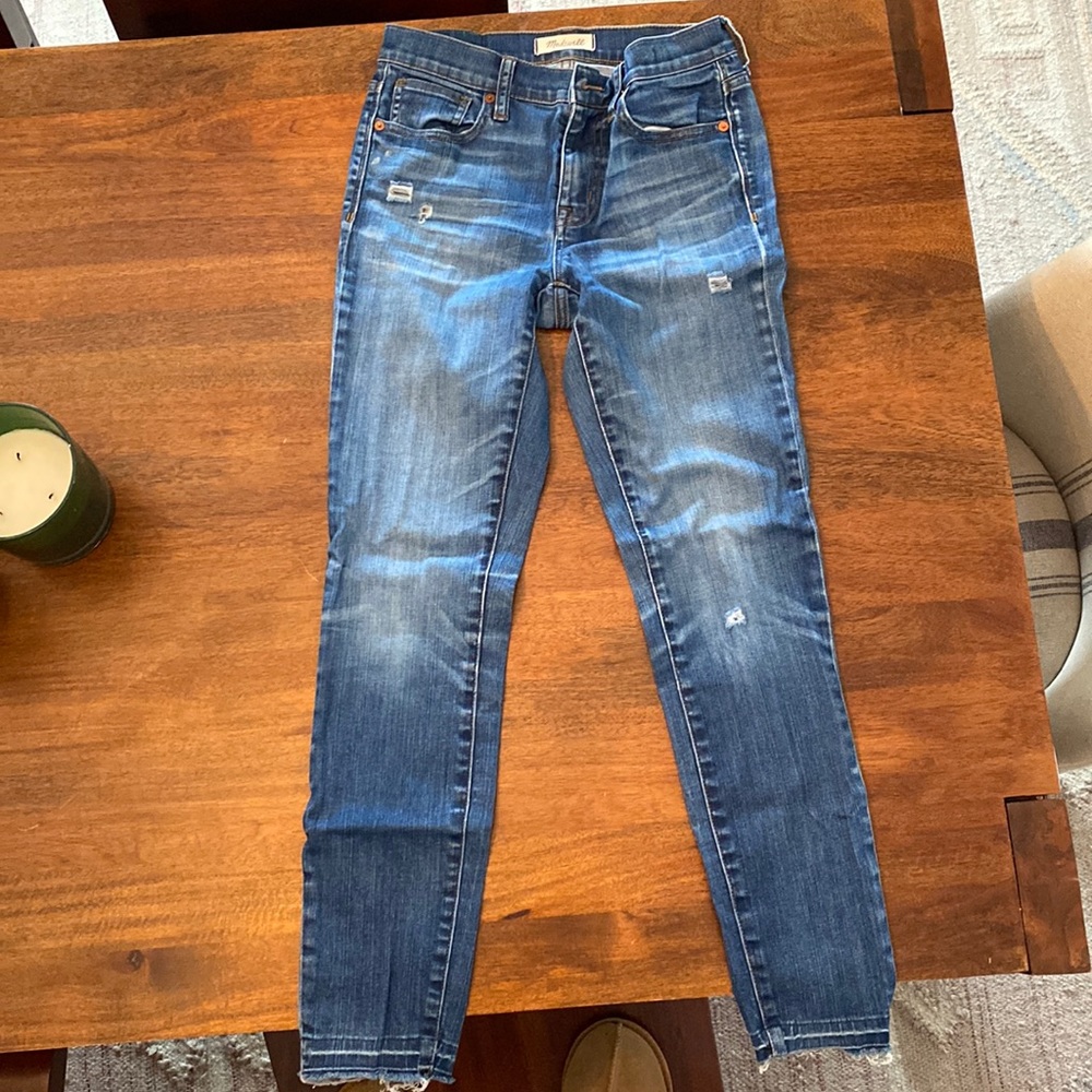 Madewell High Riser Skinny Jean.